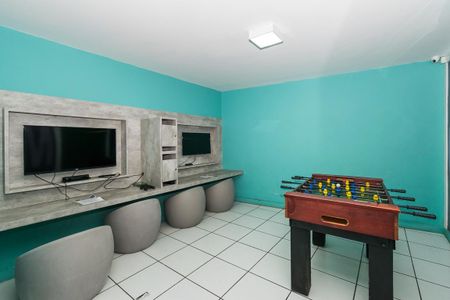 Apartamento à venda com 48m², 2 quartos e sem vagaÁrea comum - Sala de jogos