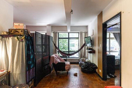 Sala de apartamento à venda com 1 quarto, 50m² em Vila Buarque, São Paulo