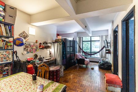 Sala de apartamento à venda com 1 quarto, 50m² em Vila Buarque, São Paulo