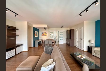 Sala de apartamento à venda com 3 quartos, 132m² em Cidade Monções, São Paulo