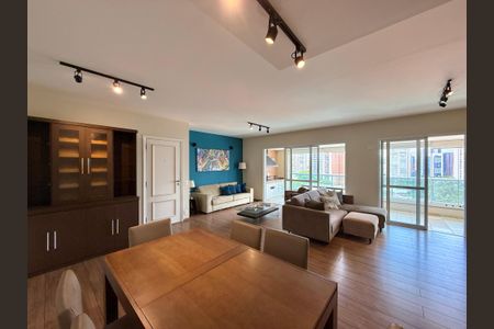 Sala de apartamento à venda com 3 quartos, 132m² em Cidade Monções, São Paulo