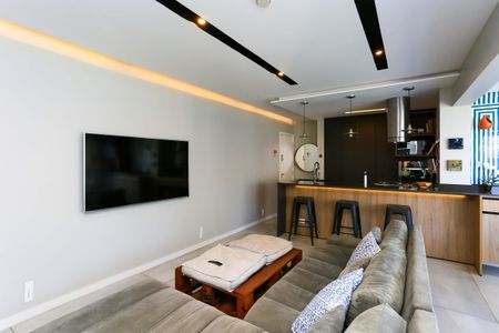 Sala de apartamento para alugar com 1 quarto, 71m² em Jardim Fonte do Morumbi, São Paulo