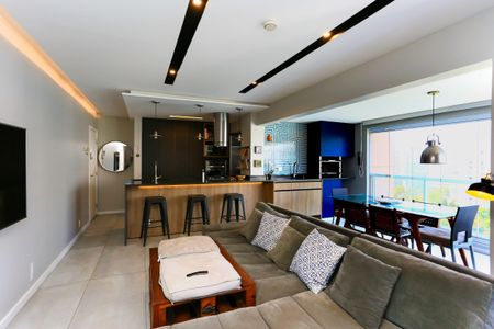 Sala de apartamento para alugar com 1 quarto, 71m² em Jardim Fonte do Morumbi, São Paulo