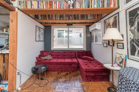 Sala de apartamento à venda com 1 quarto, 54m² em Azenha, Porto Alegre
