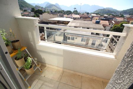 Varanda de apartamento para alugar com 2 quartos, 49m² em Taquara, Rio de Janeiro