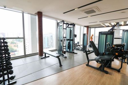 Studio para alugar com 30m², 1 quarto e sem vaga Studio para alugar com 30m², 1 quarto e sem vagaÁrea comum - Academia