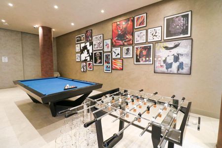 Studio para alugar com 30m², 1 quarto e sem vaga Studio para alugar com 30m², 1 quarto e sem vagaSalão de jogos