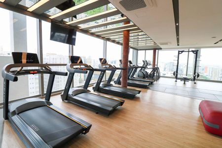 Studio para alugar com 30m², 1 quarto e sem vaga Studio para alugar com 30m², 1 quarto e sem vagaÁrea comum - Academia