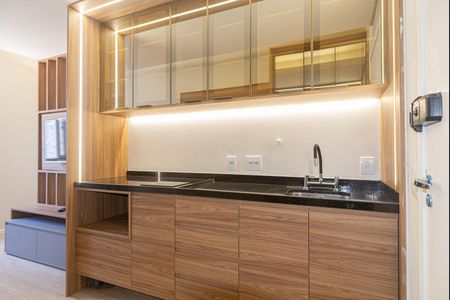 Studio à venda com 29m², 1 quarto e sem vagaCozinha