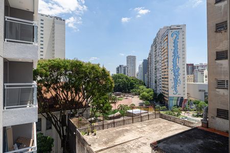 Studio à venda com 29m², 1 quarto e sem vagaVista da Varanda do Quarto