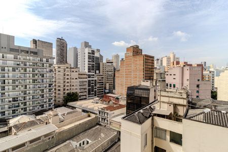 Vista de kitnet/studio à venda com 1 quarto, 28m² em República, São Paulo