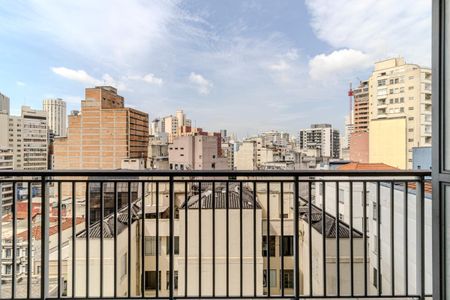 Varanda de kitnet/studio à venda com 1 quarto, 28m² em República, São Paulo