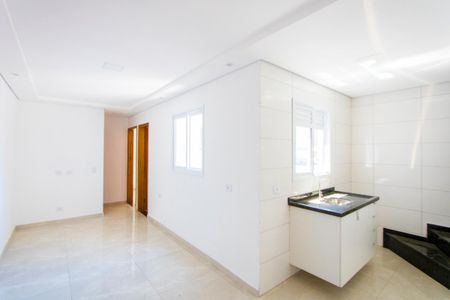 Sala de apartamento à venda com 2 quartos, 82m² em Vila Linda, Santo André
