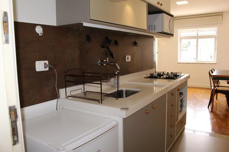 Cozinha de kitnet/studio para alugar com 1 quarto, 20m² em Santa Cecilia, São Paulo