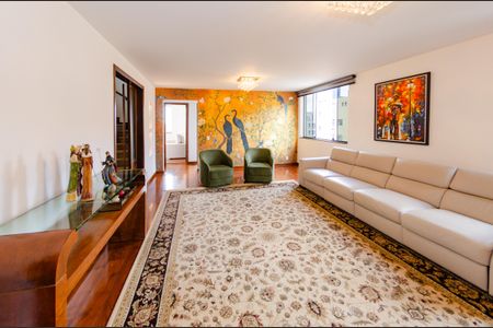 Sala de apartamento à venda com 5 quartos, 260m² em Sion, Belo Horizonte