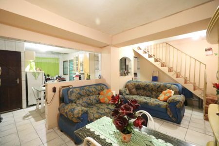 Sala de casa à venda com 2 quartos, 80m² em Vila Nogueira, Diadema