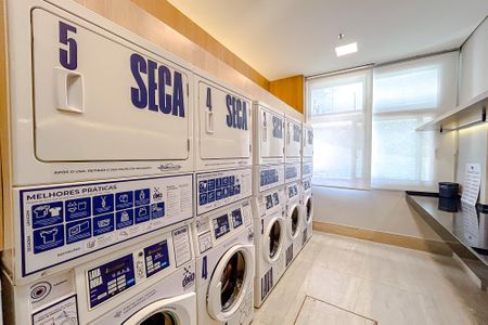 Studio para alugar com 29m², 1 quarto e sem vagaLavanderia