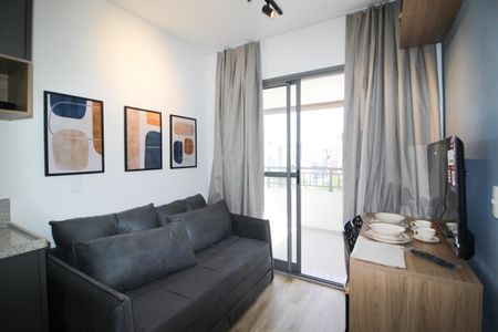 Sala de apartamento para alugar com 1 quarto, 35m² em Vila Nova Conceição, São Paulo