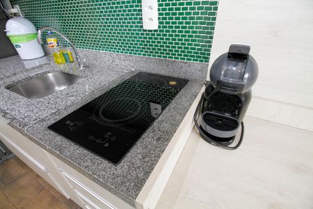 Studio à venda com 25m², 1 quarto e sem vagaCooktop e Cafeteira