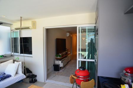 Varanda da Sala de apartamento para alugar com 2 quartos, 109m² em Barra da Tijuca, Rio de Janeiro