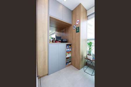 Sala - Varanda de apartamento à venda com 1 quarto, 44m² em Campo Belo, São Paulo