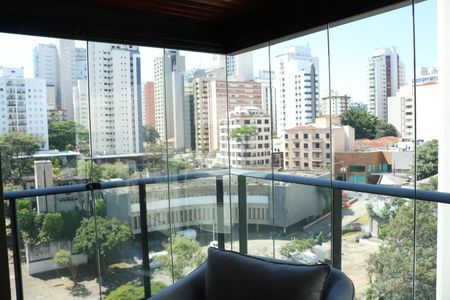 Sala de apartamento à venda com 1 quarto, 56m² em Pacaembu, São Paulo