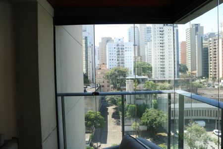 Sala de apartamento à venda com 1 quarto, 56m² em Pacaembu, São Paulo