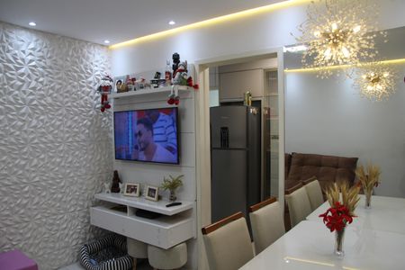 Sala  de apartamento à venda com 2 quartos, 56m² em Vila Barros, Guarulhos