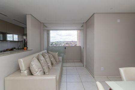 Sala de apartamento para alugar com 2 quartos, 60m² em Glória, Belo Horizonte