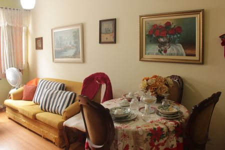 Sala de apartamento para alugar com 1 quarto, 70m² em Gonzaga, Santos