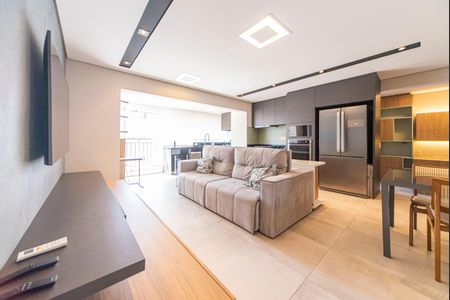 Sala de apartamento à venda com 2 quartos, 83m² em Vila Assunção, Santo André