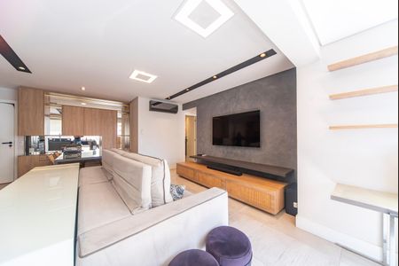 Sala de apartamento à venda com 2 quartos, 83m² em Vila Assunção, Santo André