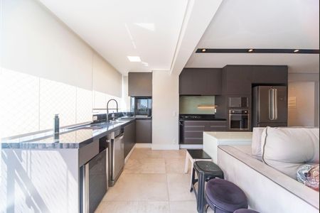 Varanda da Sala de apartamento à venda com 2 quartos, 83m² em Vila Assunção, Santo André