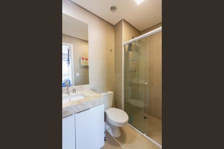 Banheiro de apartamento para alugar com 1 quarto, 33m² em Centro, Osasco