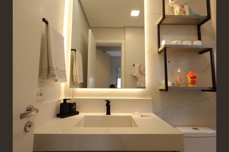 Apartamento para alugar com 125m², 3 quartos e 2 vagasBanheiro da Suíte 1