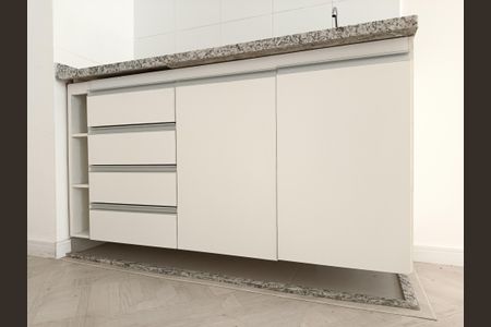 Cozinha de kitnet/studio para alugar com 1 quarto, 25m² em Jardim Paulista, São Paulo