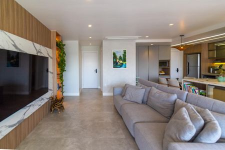 Sala de Estar de apartamento à venda com 3 quartos, 125m² em Campo Belo, São Paulo