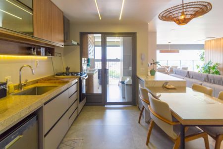 Apartamento à venda com 125m², 3 quartos e 2 vagas Apartamento à venda com 125m², 3 quartos e 2 vagasCozinha Americana