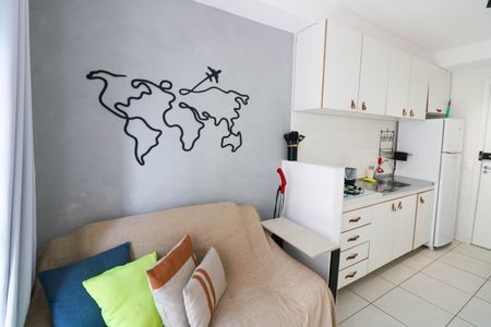 Studio de kitnet/studio para alugar com 1 quarto, 27m² em Chácara Santo Antônio, São Paulo