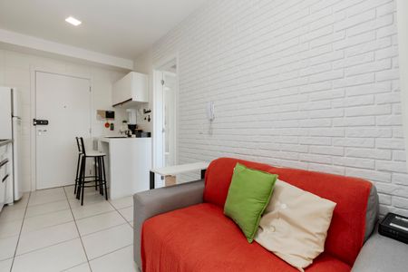 Sala de apartamento para alugar com 1 quarto, 30m² em Jardim Caravelas, São Paulo