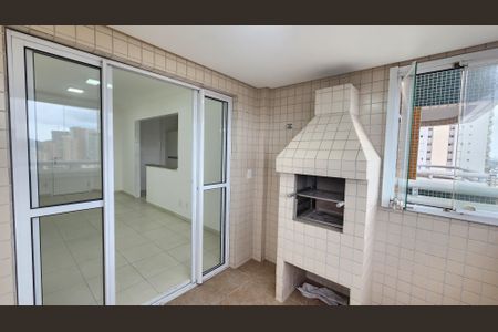 Varanda da Sala de apartamento para alugar com 1 quarto, 57m² em Ponta da Praia, Santos