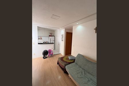 Sala de apartamento à venda com 2 quartos, 57m² em Lundcéia, Lagoa Santa