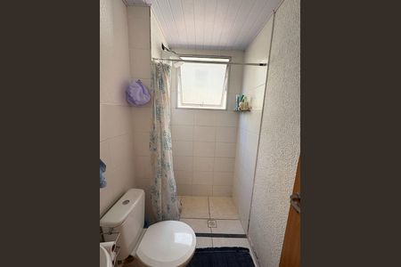 Banheiro de apartamento à venda com 2 quartos, 57m² em Lundcéia, Lagoa Santa