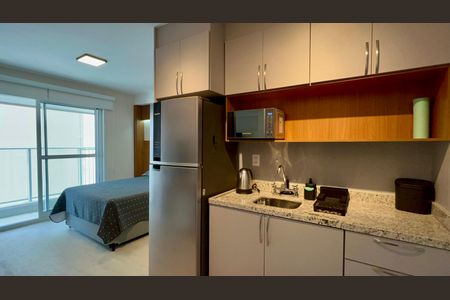 Studio à venda com 25m², 1 quarto e sem vagaCozinha