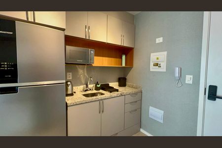 Studio à venda com 25m², 1 quarto e sem vagaCozinha