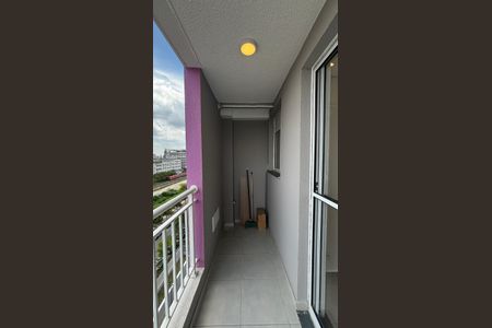 Sala - Sala de Jantar Varanda de apartamento para alugar com 2 quartos, 42m² em Jardim, Santo André
