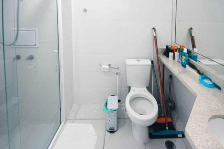 Studio para alugar com 30m², 1 quarto e sem vaga Studio para alugar com 30m², 1 quarto e sem vagaBanheiro