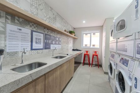 Studio para alugar com 21m², 1 quarto e sem vaga Studio para alugar com 21m², 1 quarto e sem vagaLavanderia