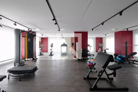 Studio para alugar com 21m², 1 quarto e sem vaga Studio para alugar com 21m², 1 quarto e sem vagaÁrea comum - Academia