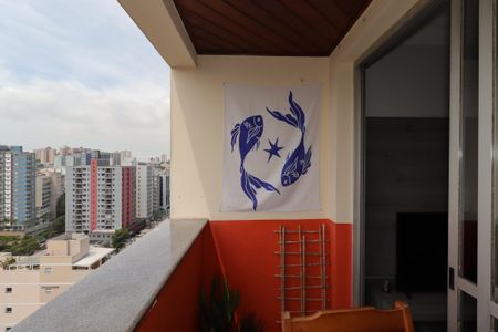 Varanda da Sala de apartamento à venda com 3 quartos, 77m² em Jardim, Santo André